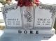 Headstone of Donald Raymond Dore, Sr. and Shirley Dupuis Dore