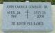 Headstone of John Carroll Comeaux, Sr.