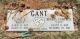 Headstone of Lloyd Anthony 'Johnny' Gant and Brenda 'Tutu' Campbell Gant