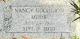 Headstone of Nancy Elizabeth Goodgion Mook