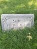Headstone of Burlin Burch and Mildred Mae Crow Burch