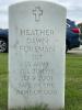 Headstone of Heather Dawn Carr Foreman