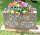 Headstone of Manson Eugene Elkins and Juanita Briggs Elkins