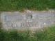 Headstone of Carl Davis and Grace Irene Hassel Davis