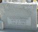 Headstone of Joseph Joe Privat