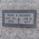 Headstone of Rene 'Boone' Richard
