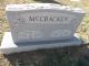 Headstone of Byron Odis McCracken and June Tate McCracken
