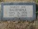 Headstone of Shirley Mae Dalrymple