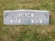 Headstone of Howard John LeBlanc and Margaret Elsie Houston LeBlanc