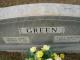 Headstone of Thomas Larry Green, Sr. and Nancy Hamilton Green