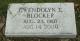 Headstone of Gwendolyn Pansy Thomasson Blocker