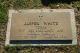 Headstone of Jasper White