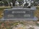 Headstone of Otis Terrell Robertson and Vivian Catherine Greer Robertson