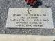 Footstone of John Lee Kubena, Sr.