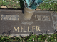 Headstone of Joseph Ebenezer Miller and Louise Lanclos Miller
