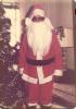 Howard John LeBlanc dressed as Santa Claus